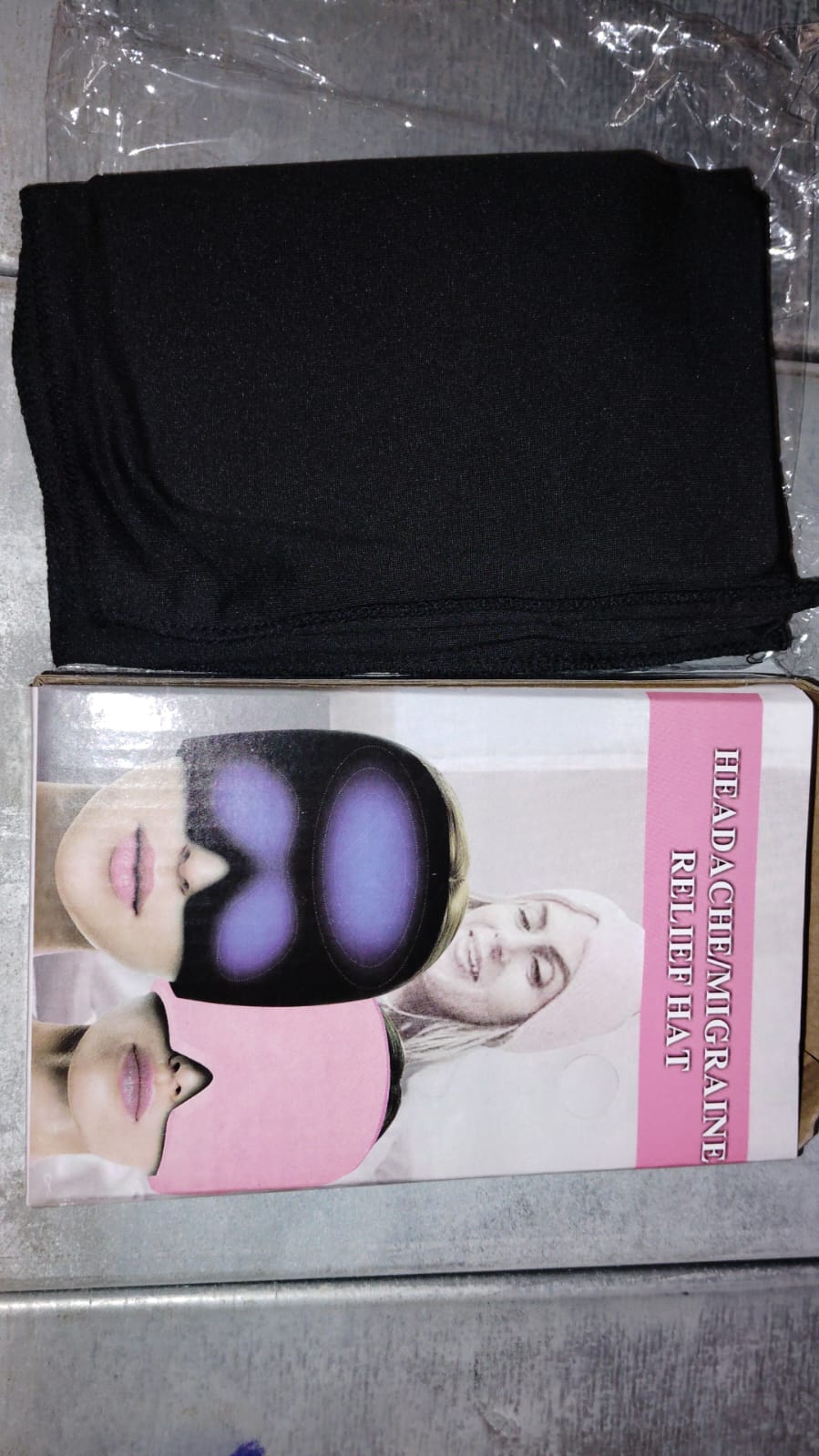 Headache Relief Hat Migraine Cap (1 pc / Black color) Headache Relief Hat Migraine Cap (1 pc / Black color)